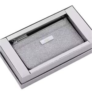 Kate Spade Kenzie Boxed Glitter Large Slim Cardholder wallet  new in the box